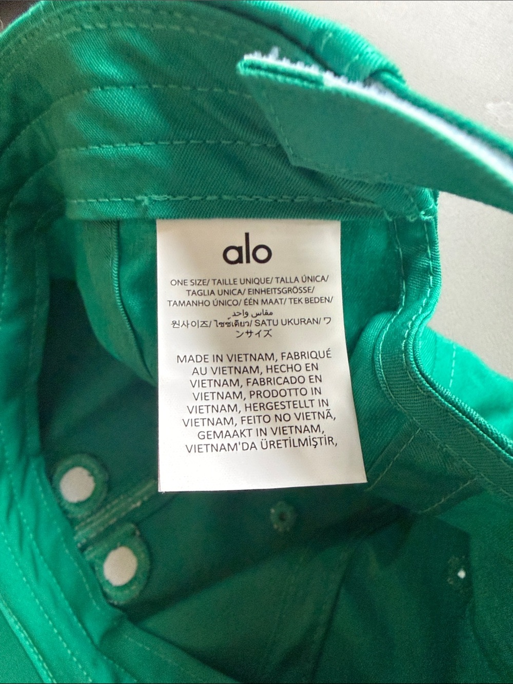 ALO Yoga Teal Green Off Duty cap - Picture 3 of 3